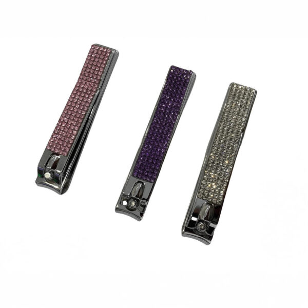Diamond-encrusted nail clippers, single nail clipper, nail scissors, manicure tool, household and portable. - Image 3