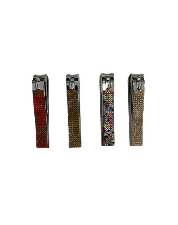 Diamond-encrusted nail clippers, single nail clipper, nail scissors, manicure tool, household and portable. - Image 2