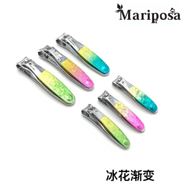 Diamond-encrusted nail clippers, single nail clipper, nail scissors, manicure tool, household and portable. - Image 5