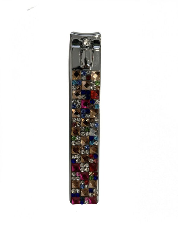 New style rubber-coated diamond nail clippers, single piece, carbon steel, colored diamond, manicure and pedicure tool - Image 5