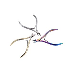 Factory Wholesale Dead Skin Scissors Stainless Steel Double Fork Dead Skin Peeling Scissors Nail Clippers Single Nail Scissors