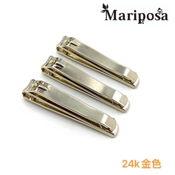 Factory Direct Sales Large Flat Manicure Pliers 24k Gold Business Gifts Manicure Tools Nail Clippers