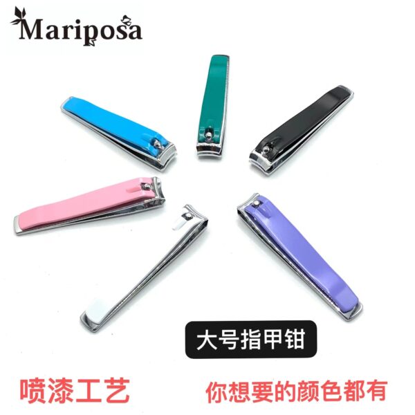 Factory Wholesale Carbon Steel Large Nail Clippers Painting Process Anti-Splash Nail Clippers Household Special Nail Tools