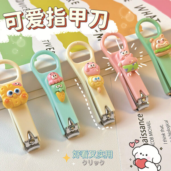 Factory Girl Heart Nail Clipper Single Pack Convenient Creative Children Nail Clipper Small Household Nail Clipper