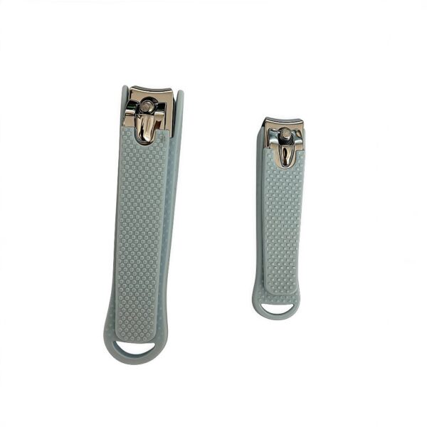 Factory Wholesale High-Quality Silicone Pink Green Cute Nail Clipper Single Girl Nail Clipper Flat Mouth Nail Clipper