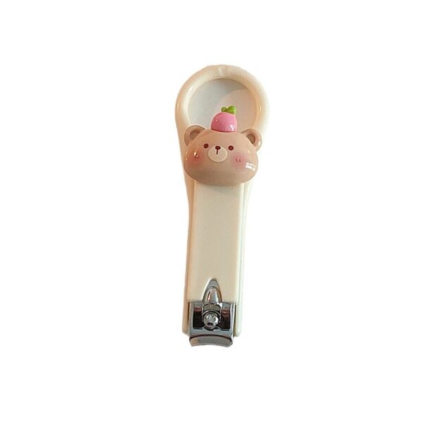 Cute Cartoon Nail Clippers Portable Stainless Steel Household Small Children's Flat-Mouth Nail Clippers Single Pack