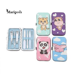 Factory Wholesale Cartoon Nail Scissors Nail Clipper Piece Set Beauty Set Nail Clipper Ear Spoon Set