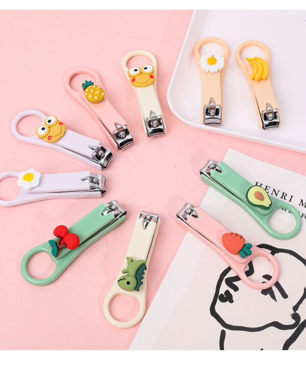 Manufacturers Wholesale Cartoon Creative Nail Clippers Cute Portable Nail Clippers Household Folding Nail Clippers