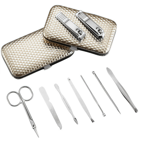 ⁦The factory wholesales high-end and fashionable nail pliers, nail repair kits, nail tools for decoration, nail clipper sets, and nail art tools⁩ - الصورة ⁦2⁩