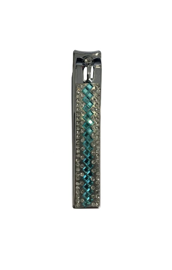 Factory wholesale fashionable diamond-encrusted nail clippers, nail clippers, nail clippers, single nail art tools, household portable and full of diamonds