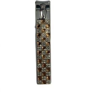 Factory wholesale diamond-encrusted water diamond carbon steel rubber-faced diamond-encrusted nail clippers single units