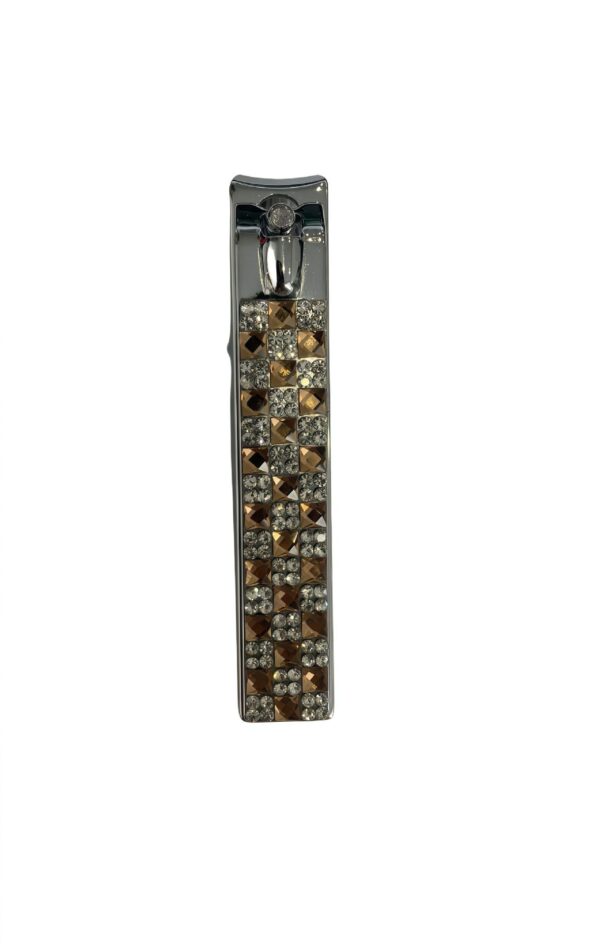 Factory wholesale diamond-encrusted water diamond carbon steel rubber-faced diamond-encrusted nail clippers single units