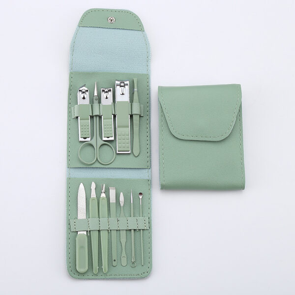 Factory wholesale 12-piece sets of folding nail clippers, complete sets of beauty and nail care, professional pedicure knives, nail clippers and tools - Image 5