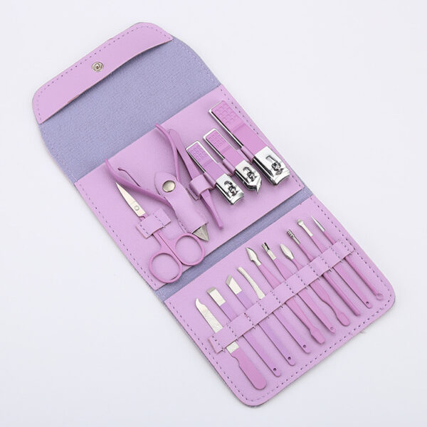 Factory wholesale portable foldable nail clipper sets, nail clippers, nail clippers, pedicure tools, scissors, ear picks and sleeves