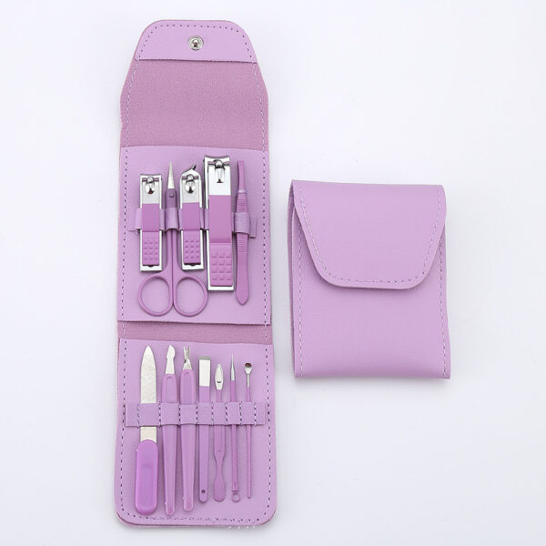 Factory wholesale 12-piece sets of folding nail clippers, complete sets of beauty and nail care, professional pedicure knives, nail clippers and tools - Image 3