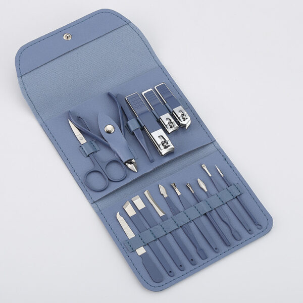 Factory wholesale portable foldable nail clipper sets, nail clippers, nail clippers, pedicure tools, scissors, ear picks and sleeves - Image 4