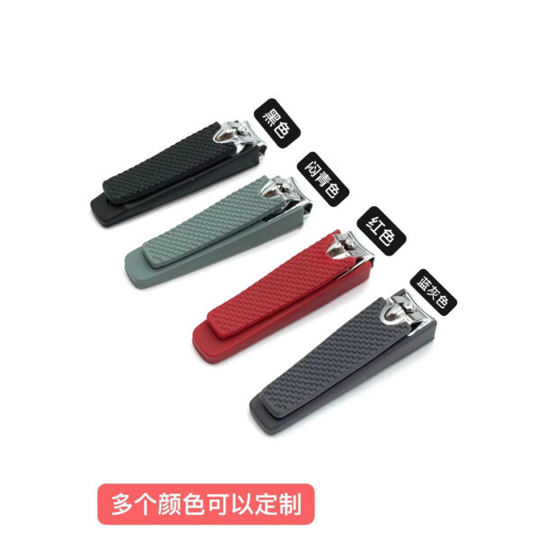 Factory batch of new large-sized flat-mouth nail clippers with rubber-faced veneers - Image 3