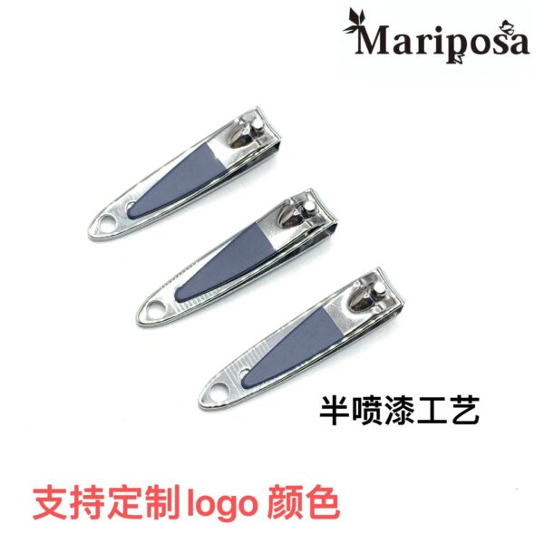 Factory Direct Sales Rotary Nail Clipper File Logo Pattern Printed Small Flat-Cut Beautiful Nail Clipper Manicure Tool