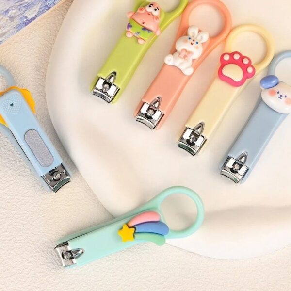 Factory Wholesale Cute Cartoon Household Nail Clipper Single Portable Flat Mouth New Creative Nail Clipper Single