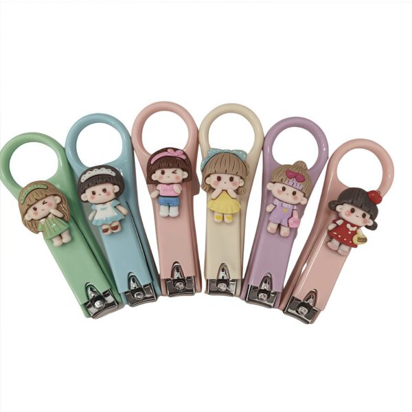 Factory Wholesale Nail Clippers Single Cute Cartoon Girl's Heart Nail Clippers Single Manicure Tool