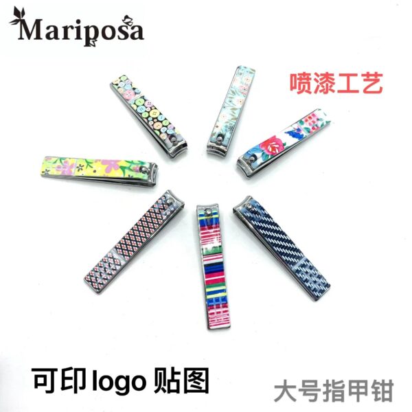 Factory Direct Sales 221 Large Painted Nail Clipper Carbon Steel Single Nail Clipper Home Use Sharp And Printable Logo