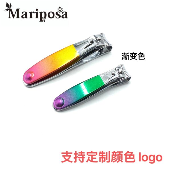 Factory Direct Sales Carbon Steel Large Nail Clippers Anti-Splash Nail Clippers Single Pack Household Nail Clippers