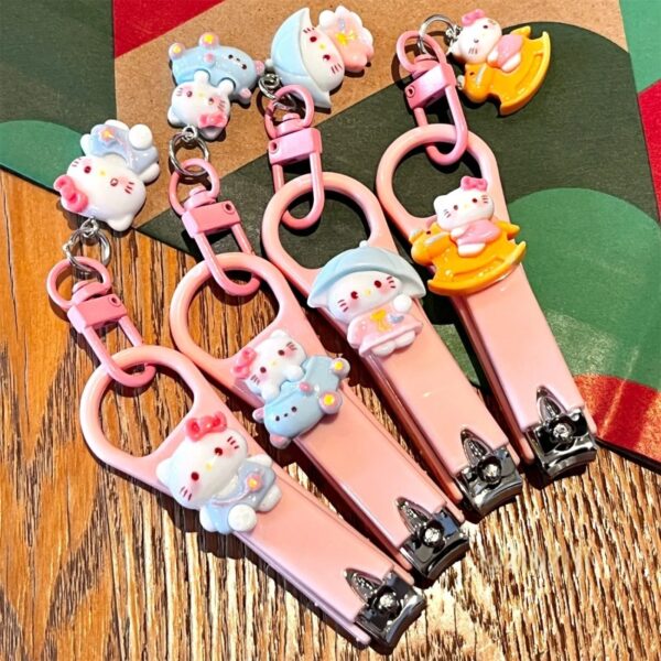Glitter Cute Cartoon Key Chains Men And Women's Car Key Chains Creative Bags Pendants Couples Stalls Night Market Gifts