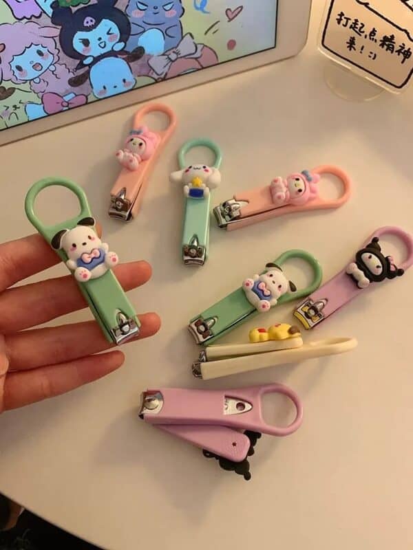 Factory Wholesale Style Nail Scissors Cute Cartoon Girl Special Mini Nail Clippers Single Manicure Tool Nail Clippers