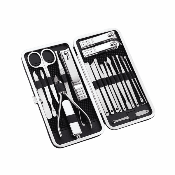 Factory Direct Sales Black Red Manicure Sets Manicure Sets Oblique Mouth Household Hand Nail Clippers Sets