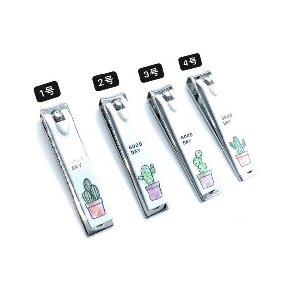 Creative Nail Clippers Spray Painting Process Anti-Splash Nail Clippers Single Household Manicure Tool Carbon Steel Printed Logo