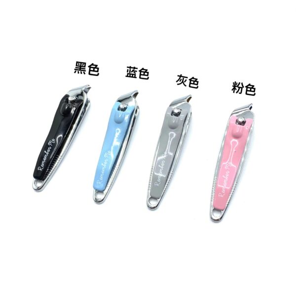 Portable Oblique Nail Clipper Manufacturers Wholesale Nail Clipper File Logo Printing Household Gift Manicure Tools