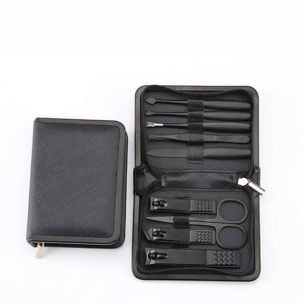 Conjunto completo de cortador de unhas portátil de fábrica Conjunto de cortador de unhas multifuncional Caixa de cortador de unhas Faca de pedicura