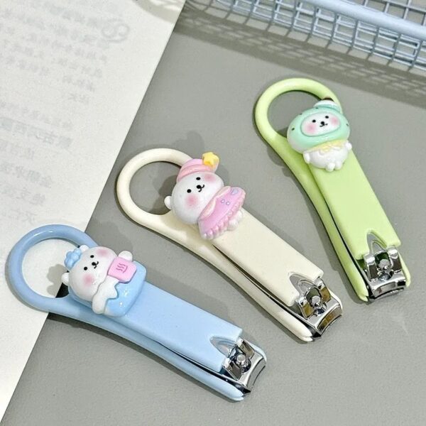 Factory Wholesale Mini Cartoon Animation Cross-Border Manicure Cute Nail Clipper Portable Nail Clipper Single Student