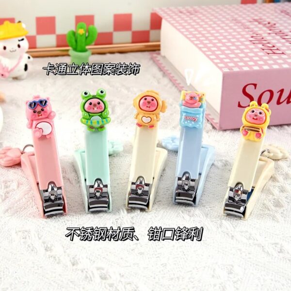 Cute Cartoon Nail Clippers Portable Single Nail Clippers Female Adult Manicure Clippers Nail Tools
