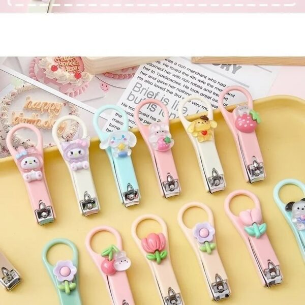 Factory Cute cartoon nail clippers portable single nail clippers female adult manicure clippers nail tools